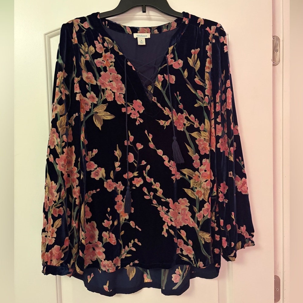 Sundance | Velvet Burn Out Blouse